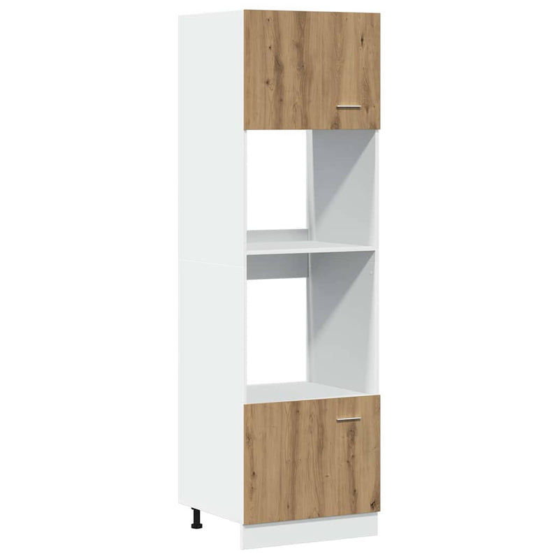 Set dulapuri de bucătărie Lyon 7 piese Artisan Stejar lemn prelucrat