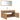 Set mobilier de baie, 3 piese, stejar artizanal, lemn prelucrat