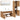 Set mobilier de baie, 4 piese, stejar artizanal, lemn prelucrat