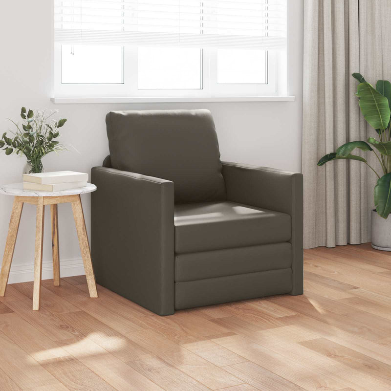 Pat canapea 60cm Gri Piele artificiala