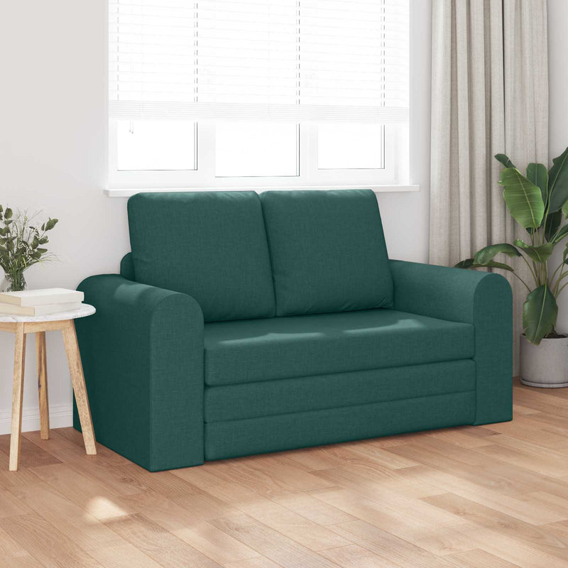 Pat canapea Verde închis 148 x 71 x 83 cm țesătură