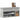 Bancheta pantofar, gri beton, 102x30,5x45 cm, lemn prelucrat