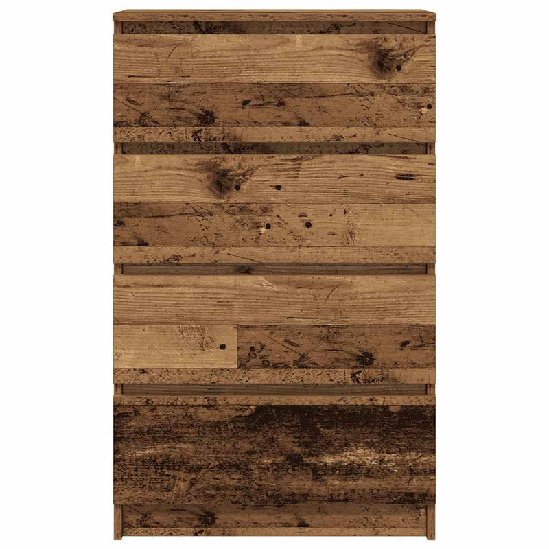 Bufetă din lemn vechi 60x35x98,5 cm din lemn prelucrat