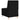 Canapea Scaun fără brațe, negru, 55 cm, material textil