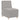 Unitate Sofa Modulară Fără Brațe Gri deschis 55 x 74 x 82 cm