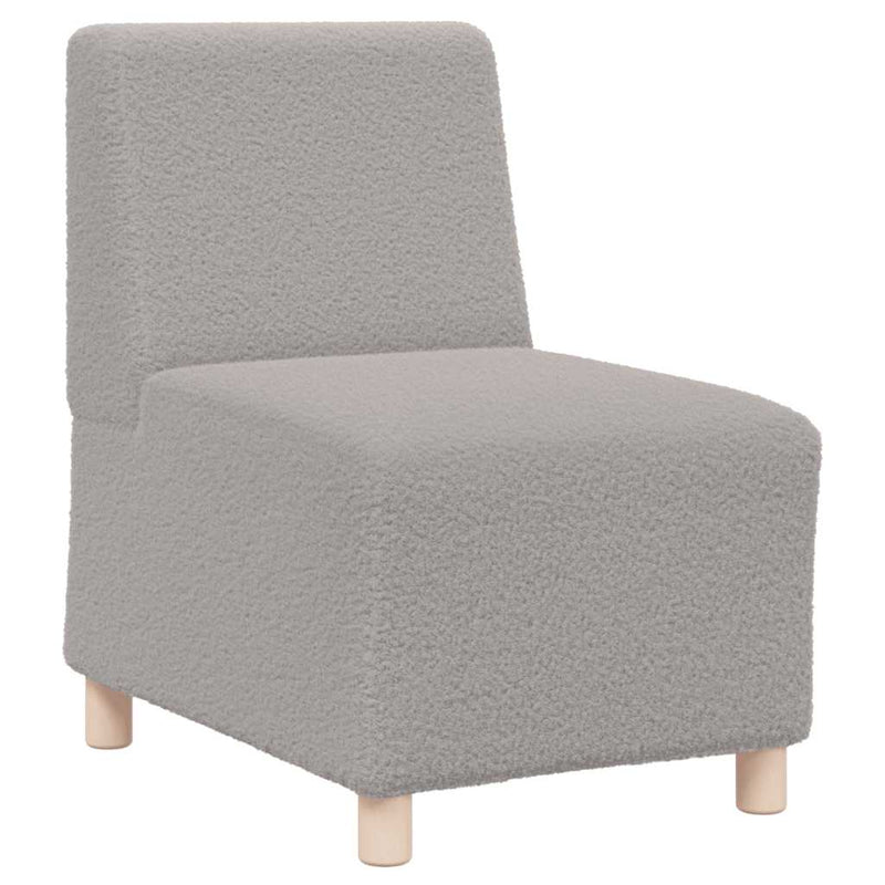 Unitate Sofa Modulară Fără Brațe Gri deschis 55 x 74 x 82 cm