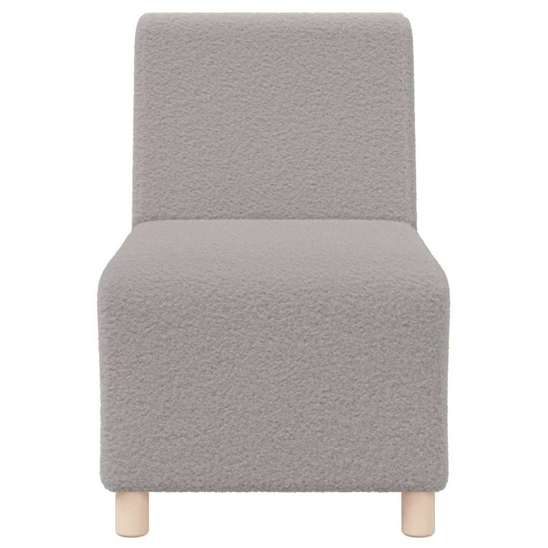 Unitate Sofa Modulară Fără Brațe Gri deschis 55 x 74 x 82 cm