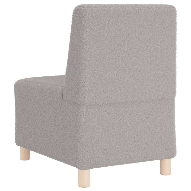 Unitate Sofa Modulară Fără Brațe Gri deschis 55 x 74 x 82 cm