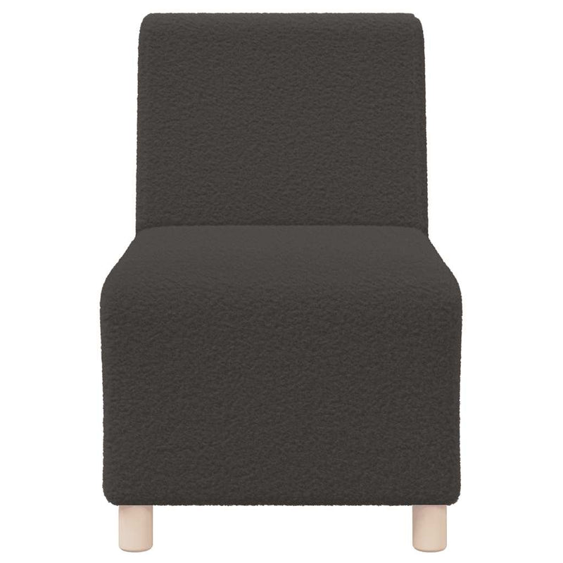 Unitate Sofa Modulară Fără Brațe Gri închis 55 x 74 x 82 cm