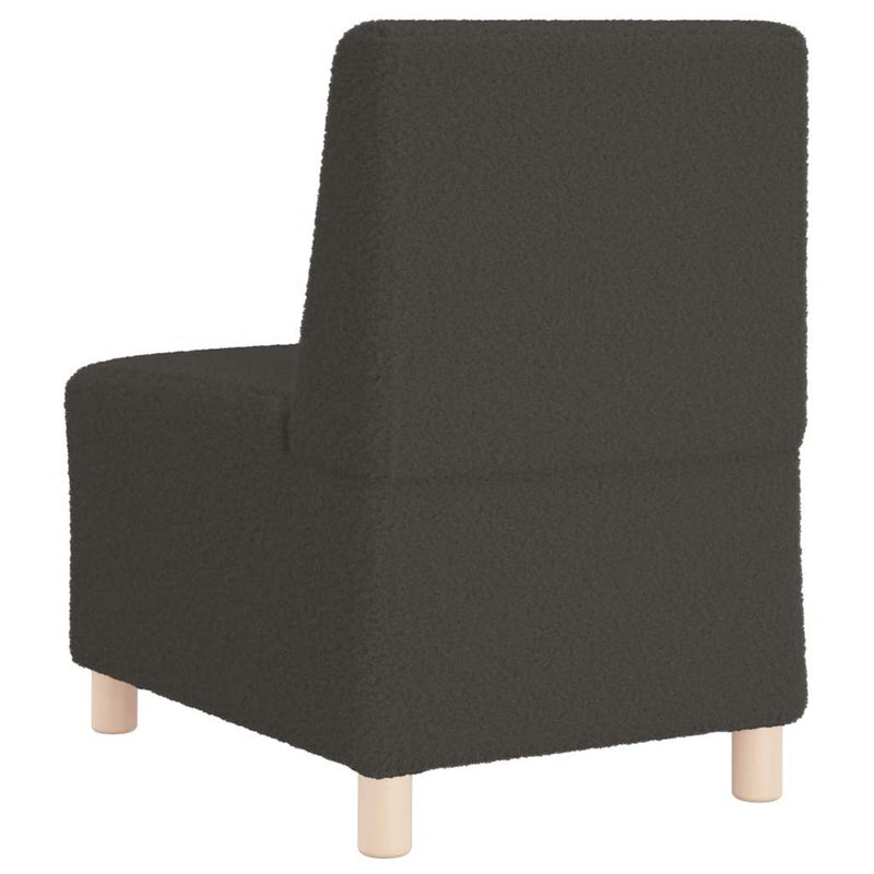 Unitate Sofa Modulară Fără Brațe Gri închis 55 x 74 x 82 cm