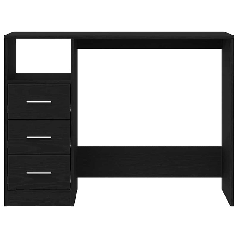 Birou cu sertare, stejar negru, 102x50x76 cm, lemn prelucrat