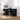 Birou Stejar Negru Lemn prelucrat 145 x 100 x 76 cm