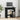 Birou Stejar negru 80x45x74 cm Lemn prelucrat