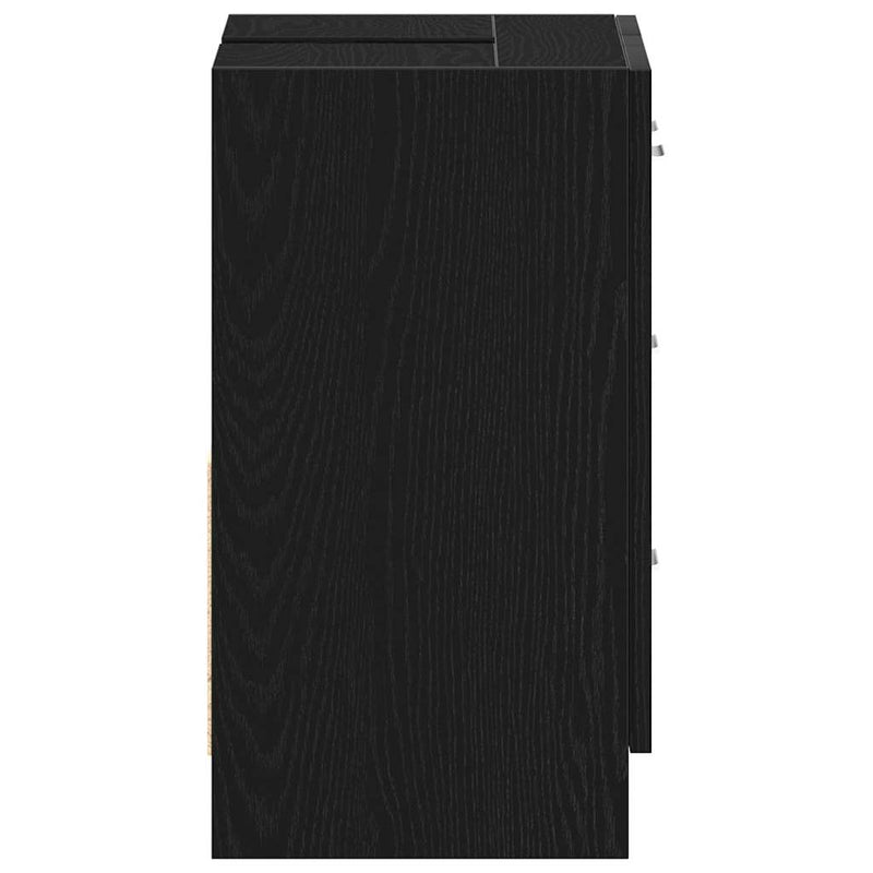 Dulap pentru chiuvetă Stejar negru 63x30x54 cm Lemn prelucrat