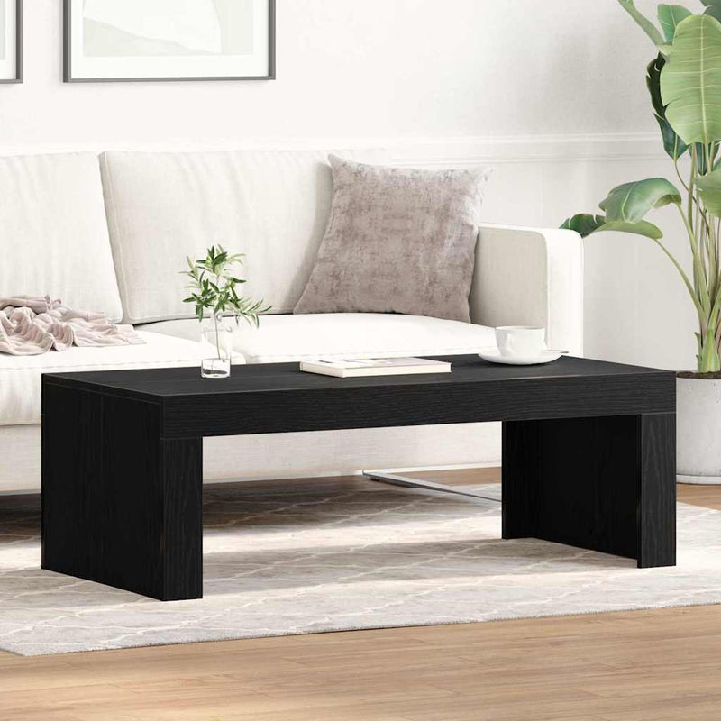 Masă de cafea Stejar Negru 102 x 50 x 35 cm Lemn prelucrat