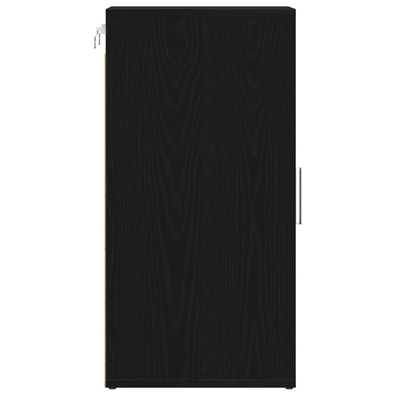 Dulapuri pantofi 2 buc Stejar negru 32x35x70 cm Lemn prelucrat
