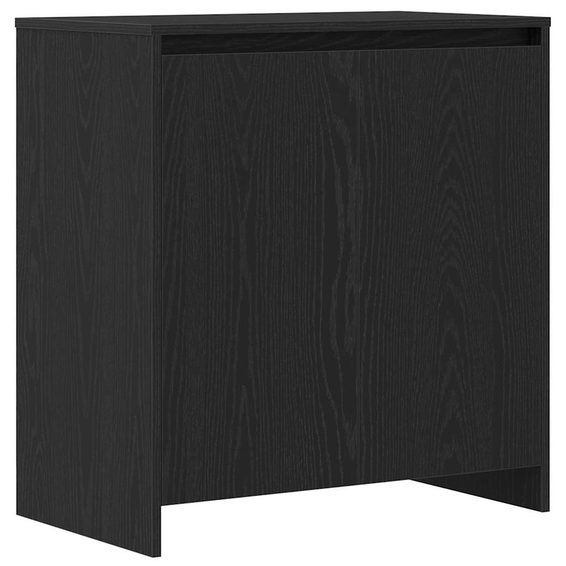 Bufet din stejar negru 70x41x75 cm, lemn stratificat