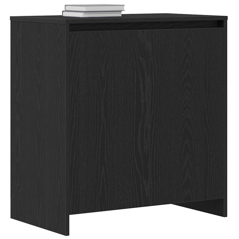 Bufet din stejar negru 70x41x75 cm, lemn stratificat