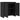 Bufet din stejar negru 70x41x75 cm, lemn stratificat