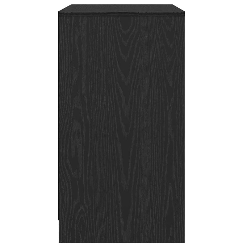 Bufet din stejar negru 70x41x75 cm, lemn stratificat