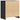 Bufet din stejar negru 70x41x75 cm, lemn stratificat