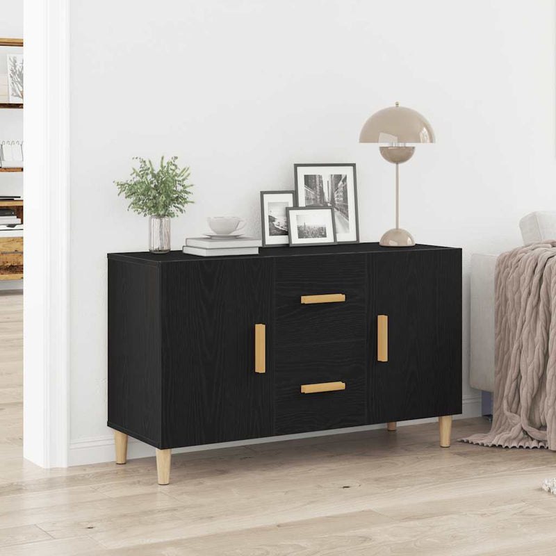 Bufetă Stejar negru 100x36x60 cm lemn prelucrat