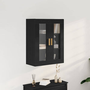 Dulap de perete Stejar Negru 69,5 x 34 x 90 cm Lemn prelucrat