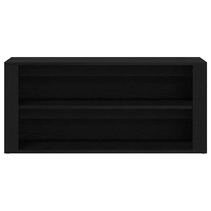Bancă pentru pantofi, stejar negru, 100x35x45 cm, lemn stratificat