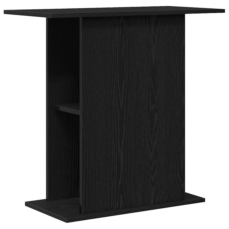 Suport pentru acvariu, stejar negru, 75x36x72,5 cm, lemn stratificat