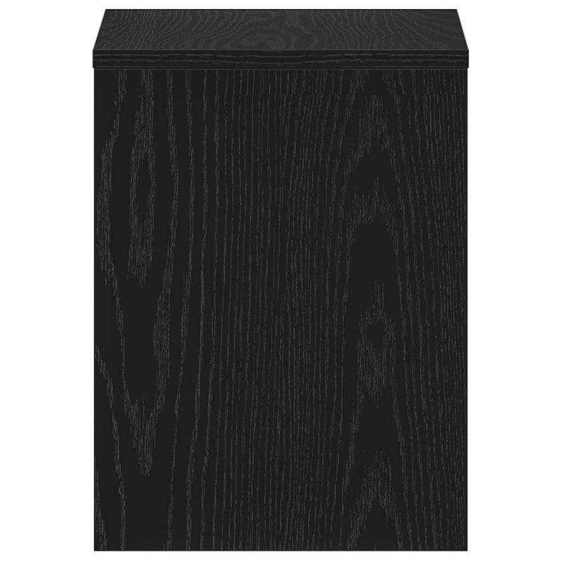 Noptiere 2 buc stejar negru 40x30x40 cm lemn de stratificat