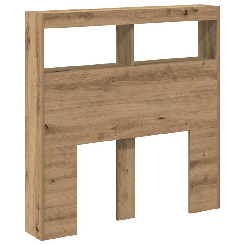 Dulap pentru tăblie cu LED Stejar Artisan 100x17x102 cm