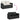 Set mobilier de grădină cu perne, 6 piese, negru, poliratan