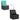 Set canapele de grădină cu perne, 7 piese, negru, poliratan