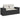 Set mobilier de grădină cu perne, 8 piese, negru, poliratan
