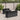 Set mobilier de grădină cu perne, 6 piese, negru, poliratan