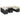 Set canapele de grădină cu perne, 10 piese, negru, poliratan