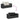 Set canapele de grădină cu perne, 7 piese, negru, poliratan