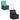 Set canapele de grădină cu perne, 7 piese, negru, poliratan