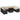 Set canapele de grădină cu perne, 10 piese, negru, poliratan