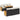 Set canapele grădină perne 7 piese negru, poliratan/lemn acacia