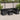 Set mobilier de grădină cu perne, 9 piese, negru, poliratan