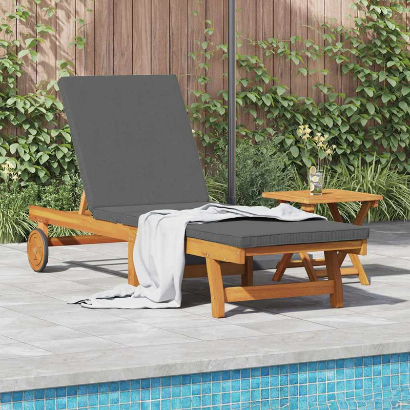 Șezlong Maro 199 x 63 x 85 cm Lemn Solid de Acacia