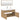 Set mobilier de baie, 3 piese, stejar artizanal, lemn prelucrat