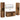 Set mobilier de baie, 5 piese, lemn vechi, lemn prelucrat