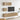 Set dulap TV 4 piese montat pe perete Stejar artizanal