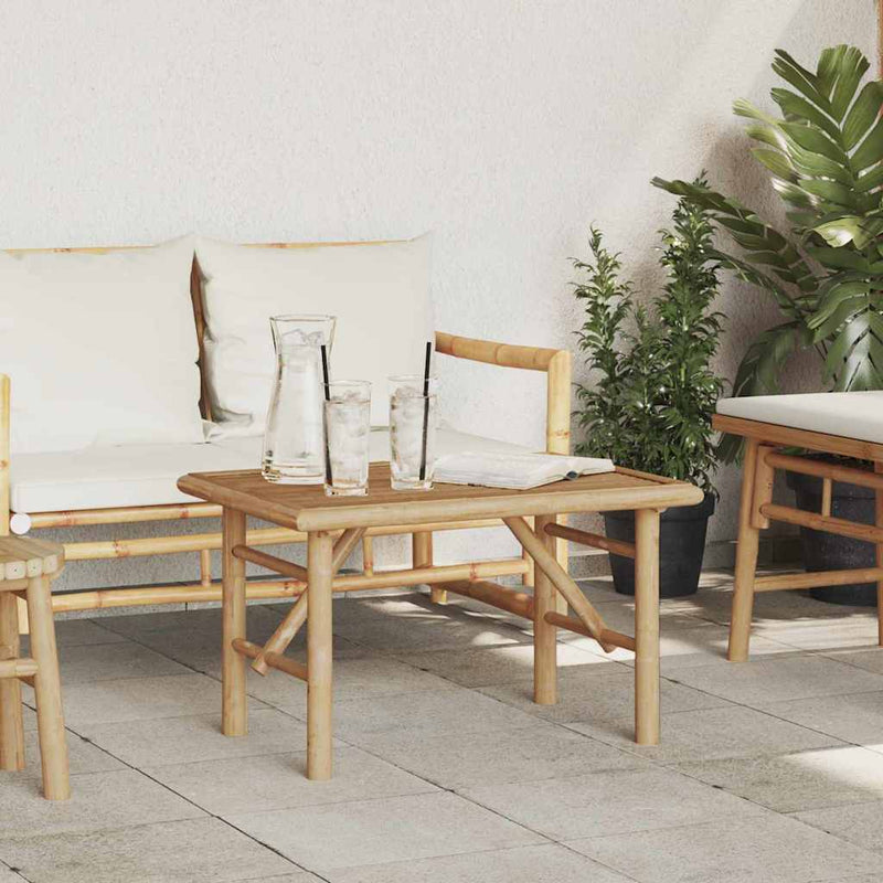 Masă de cafea Maro 70 x 40 x 36 cm Bambus