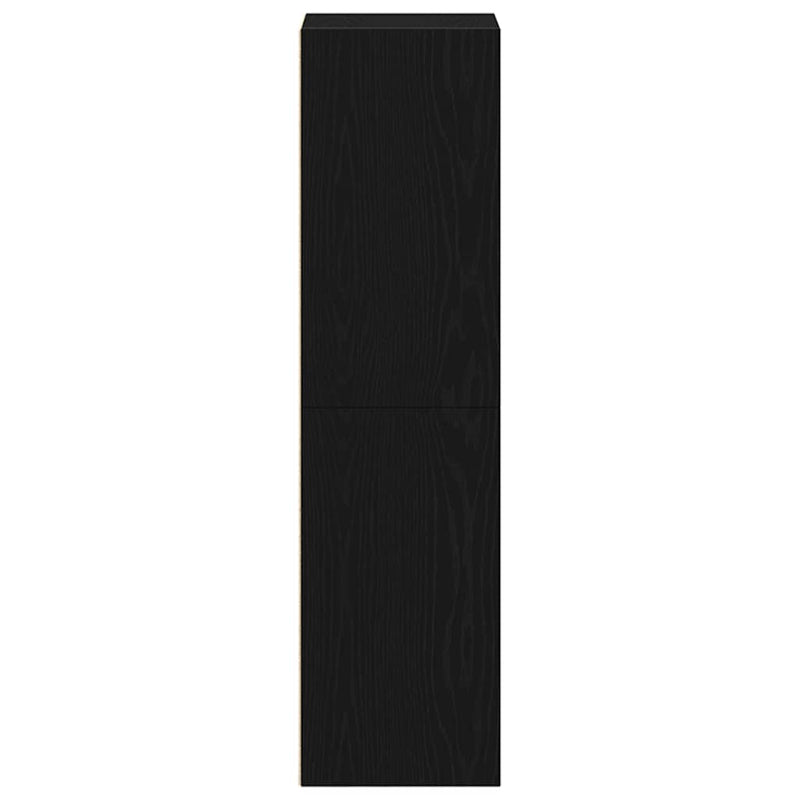 Bibliotecă stejar negru 36x30x114 cm lemn prelucrat