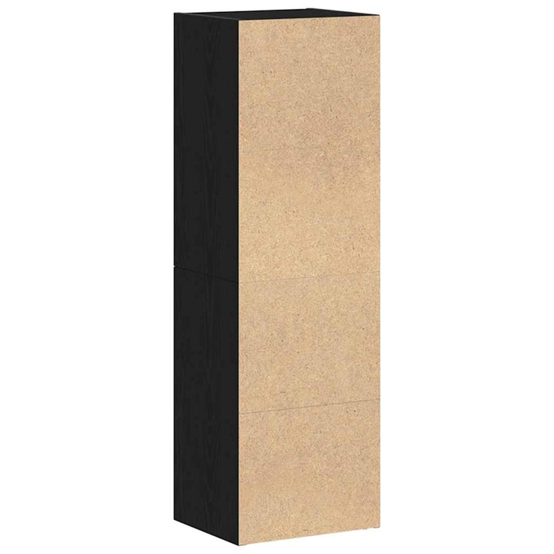 Bibliotecă stejar negru 36x30x114 cm lemn prelucrat