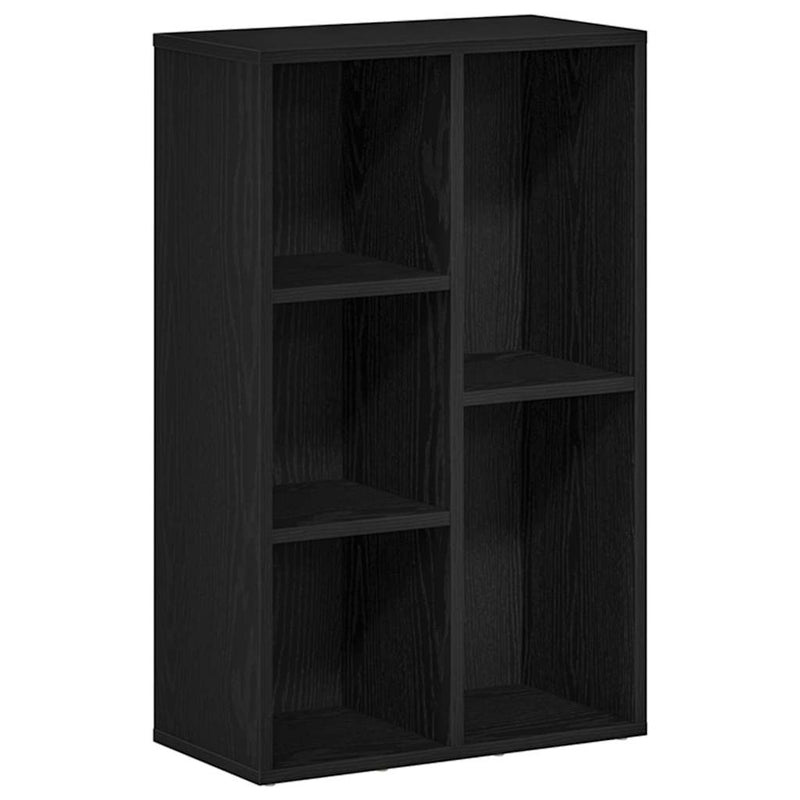 Bibliotecă stejar negru 50x25x80 cm lemn prelucrat