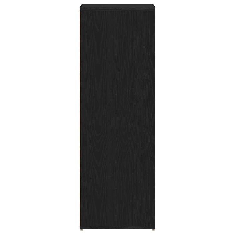 Suport pentru pantofi Stejar negru 54x34x100,5cm Lemn prelucrat